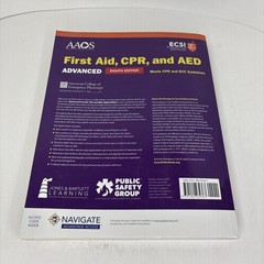 Advanced First Aid, CPR, and AED Paperback 8th Edition