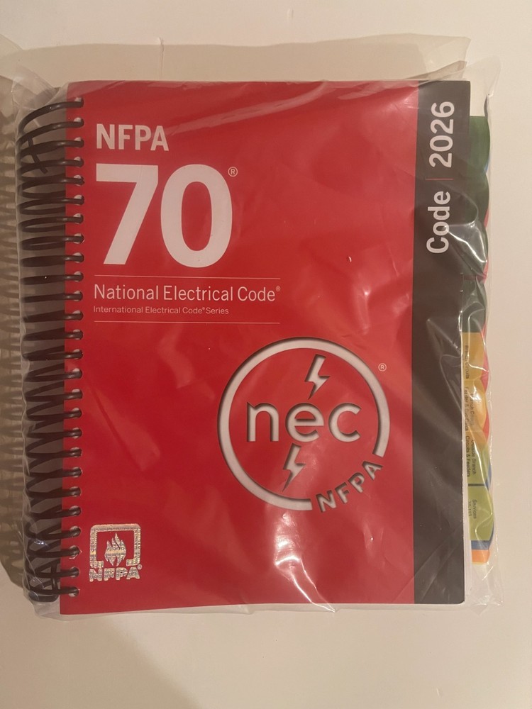 NFPA 70 National Electrical Code 2026 Spiral bound USA Edition Pre Tabbed