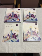 Amplify Desmos Math 7 Set: Teachers 1, Student 1 & 2, & Sampler (4 Books)
