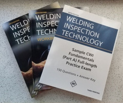 AWS WIT-T/WIT-W/WIT-E WELDING INSPECTION TECHNOLOGY Textbook/Workbook/Exam set