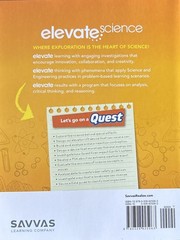 Savvas Learning Company, Elevate Science Course 1 Student Workbook Unused