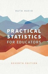 Practical Statistics for Educators – Paperback, by Ravid Ruth – Very Good