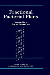 Fractional Factorial Plans by Aloke Dey (English) Hardcover Book
