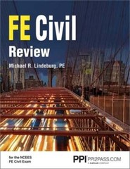 Ppi Fe Civil Review – A Comprehensive Fe Civil Review Manual by Lindeburg: Used