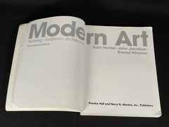 MODERN ART by John Jacobus, Sam Hunter & Daniel Wheeler 3rd Edition 448Pages