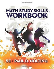 Math Study Skills Workbook