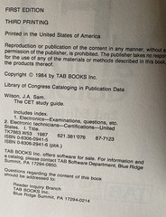 The CET Study Guide 2nd Edition Paperback Sam Wilson (1984)