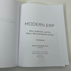 Modern ERP Todays Advanced Business Systems by Marianne Bradford 4th Ed 2020 TPB