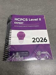 AAPC HCPCS Level II Expert 2026 Spiral New/Sealed ISBN 979-8-89258-099-1
