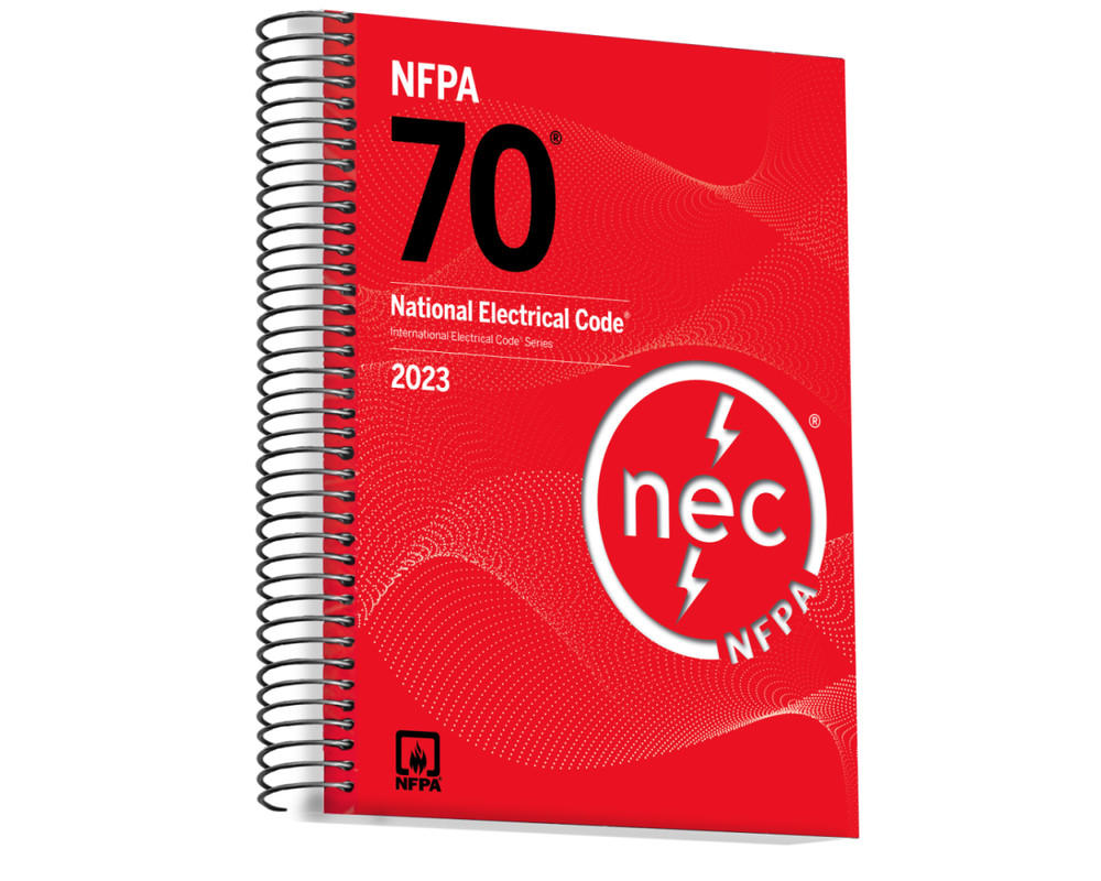 NFPA 70 National Electrical Code NEC 2023 Edition Spiral Bound ……..