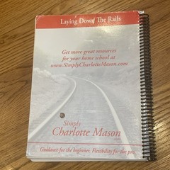Laying Down the Rails Spiral Book Habits Handbook Simply Charlotte Mason