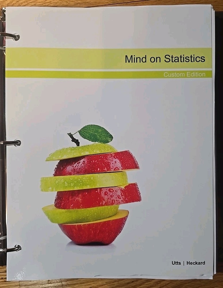 Mind on Statistics Custom Edition Utts Heckard Cengage Learning Textbook