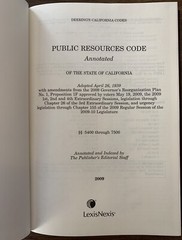 Deering’s California Codes Annotated Public Resources Lexis Nexis HB Law Book