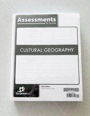 BJU Cultural Geography Fifth Edition Assessments NEW