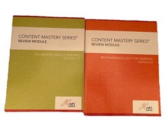 ATI Content Mastery Series Review Module Set RN 9 Books COMPLETE (SC 2021) GOOD
