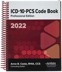 ICD-10-PCS Code Book, Prof Ed, 2022 – Paperback, by Casto Anne B. – Very Good