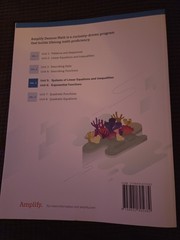 Amplify Desmos Math A1 Student Edition Volume 3