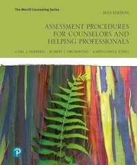 Assessment Procedures for Counselors and Helping Professionals by Robert Drummon