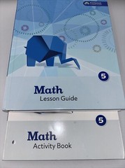 K12 Stride Curriculum Math 5 Lesson Guide & Activity Book 2019 New Homeschool