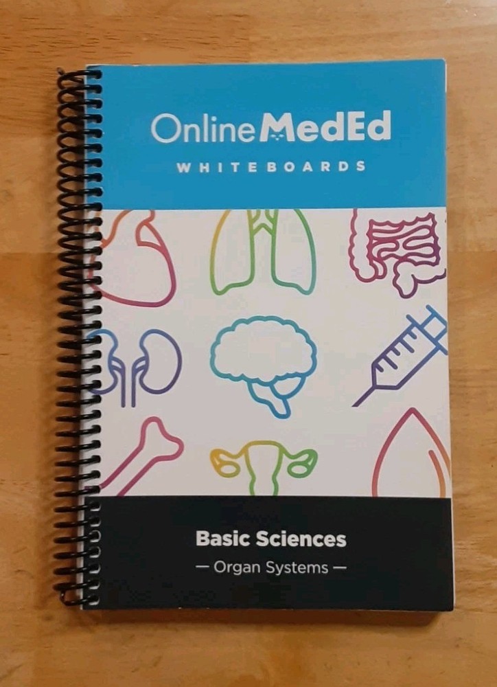 OnlineMedEd Basic Sciences Whiteboards: Organ Systems Spiral Paperback