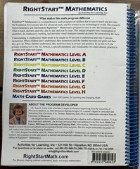 Right Start Mathematics Lessons Level B: 2nd Edition Math