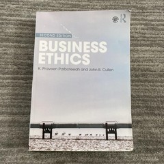 Business Ethics Second Edition Parboteeah Cullen Textbook Ethics PBK 2019 Book