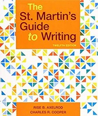 The St. Martin’s Guide to Writing Paperback Charles R., Axelrod,