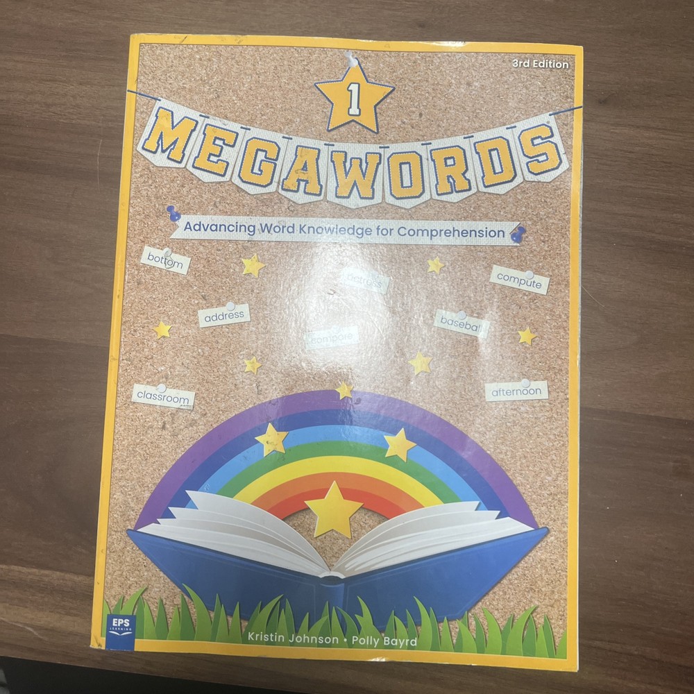 Mega words 1, 3rd Edition, Advancing Word Knowledge For Comprehension