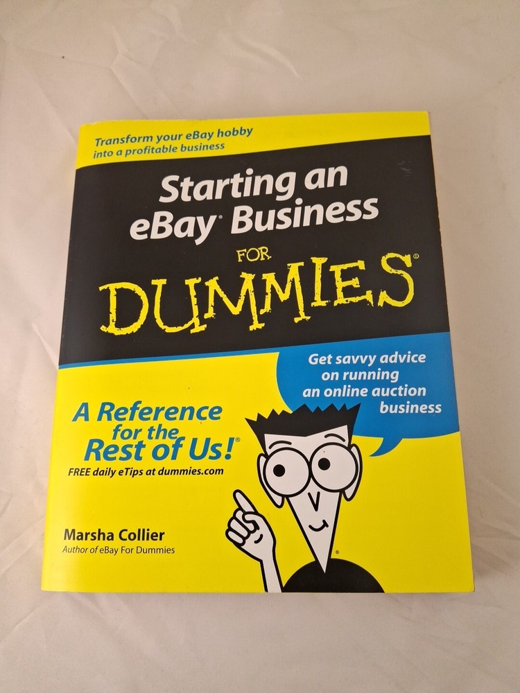 Starting an eBay Business for Dummies by Marsha Collier (2001, Trade Paperback)