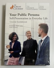 The Great Courses – Your Public Persona : Self-Presentation DVDs + Guidebook NEW