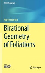 Brunella – Birational Geometry of Foliations – New hardback or cased b – X555z