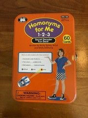 New Super Duper Homonyms For Me 1-2-3 Secret Decoder Fun Deck Language Therapy