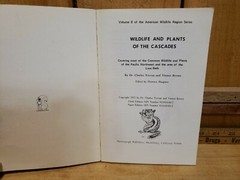 Wildlife and Plants of the Cascades by Charles Yocom and Vinson Brown 1971 Vtg