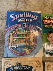 Abeka Third 3rd Grade Child / Student Homeschool Books , Readers And Textbooks