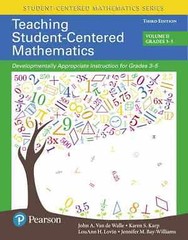 Teaching Student-Centered Mathematics: – Paperback, by Van de Walle – Good
