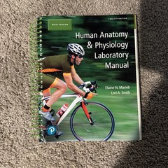 Human Anatomy & Physiology – Spiral-bound, by Marieb Elaine; Smith – Very Good q