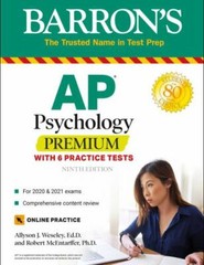 Barron’s Test Prep Ser.: AP Psychology Premium : With 6 Practice Tests by…