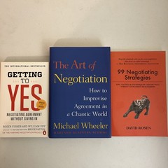 Negotiation & Deal-Making Book Bundle – 3 Book Lot Harvard Business Wall Street