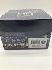 Barron’s 500 Flash Cards of American Sign Language (Cards)-Sealed
