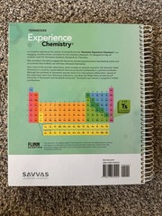 Experience Chemistry Tennessee Teacher Guide Spiral Paperback NEW