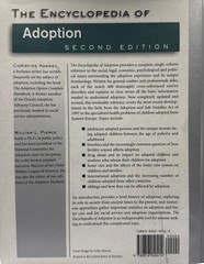 The Encyclopedia of Adoption (Facts on File Library of Health and Living) – HC –