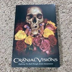 CRANIAL VISIONS Art Book Mike DeVries Skulls Tattoo – See Description