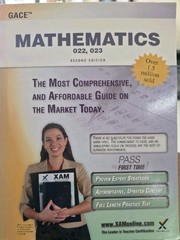GACE Mathematics 022, 023 Teacher Certification Test Prep Study Guide (XAMon…