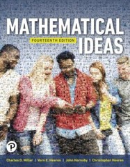 Mathematical Ideas by Miller, Charles; Heeren, Vern; Hornsby, John