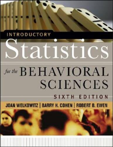 Introductory Statistics for the Behavioral Sciences – Hardcover – VERY GOOD