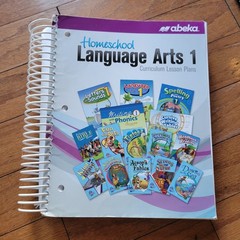Abeka 1st Grade Math & Language Arts Teacher’s Answer Keys, 10 Books