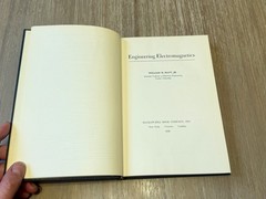 Engineering Electromagnetics by William H. Hayt, Jr. 1958 Hardcover