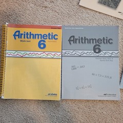 Abeka 6th Grade Language, History, Science, Health, Math, 19 Books