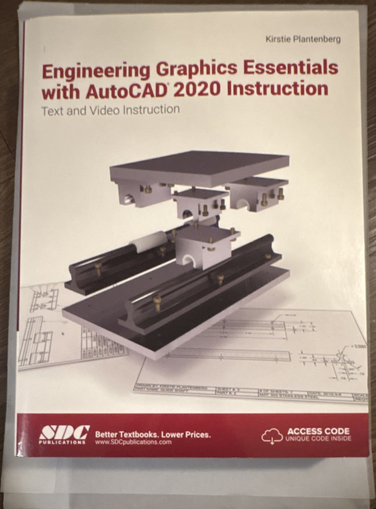 SDC Publications Engineering Graphics Essentials AutoCAD 2020 + Access Code