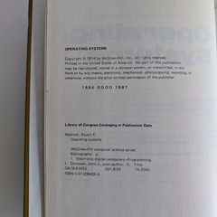 Operating Systems Madnick Donovan McGraw-Hill Computer Science Series 1974